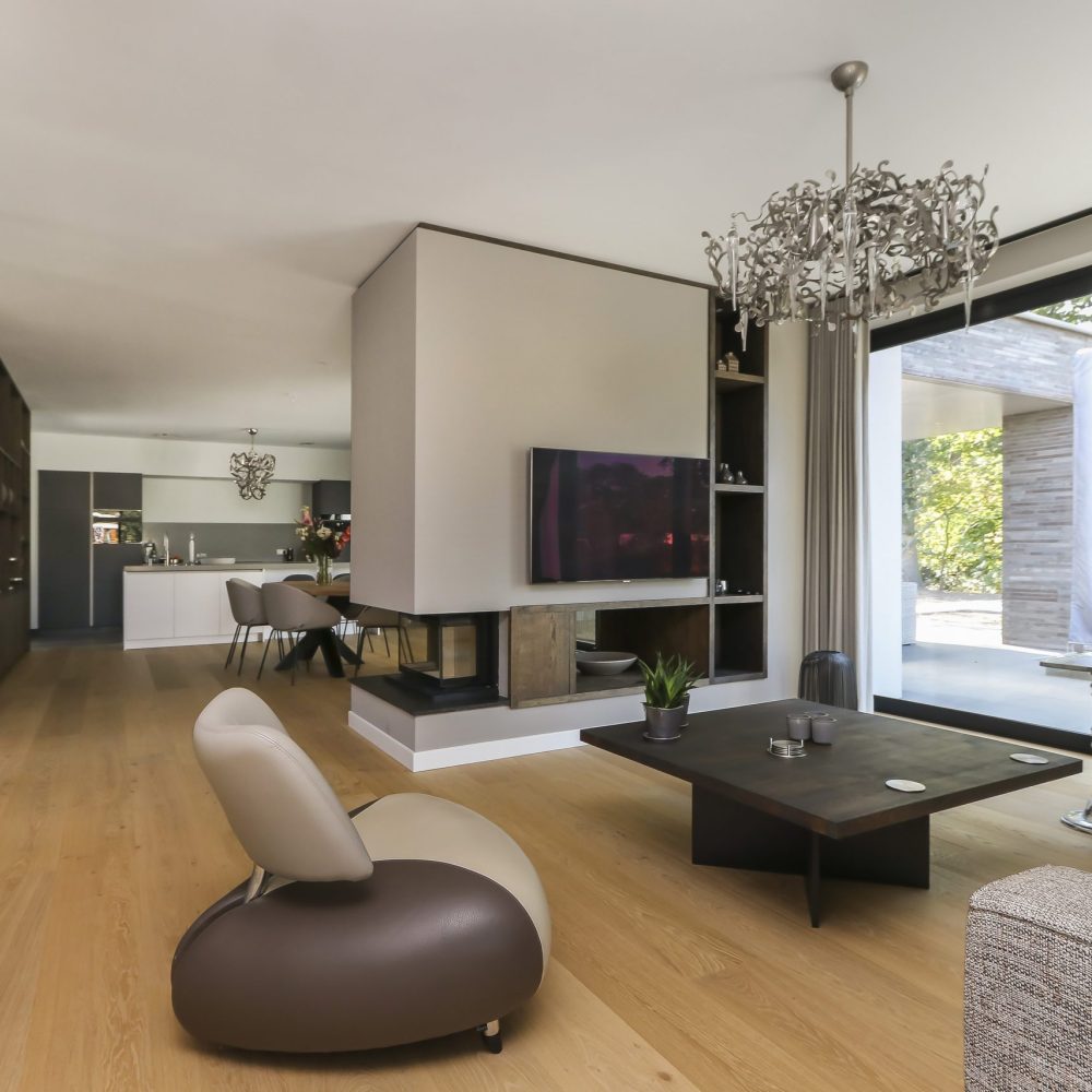 Sfeerhaard Platina - 3D Panama 107cm
