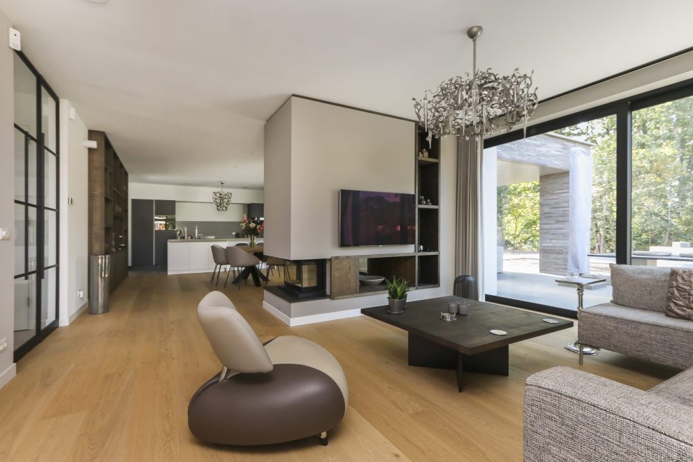 Sfeerhaard Platina - 3D Panama 107cm