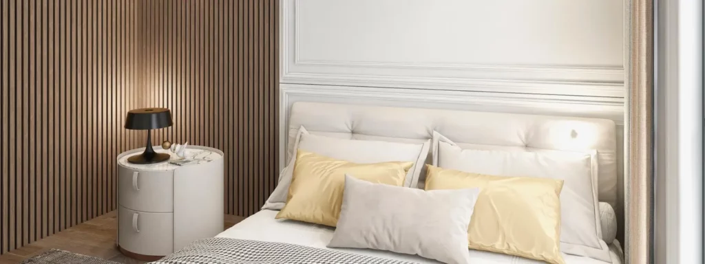 Akoestische wandpanelen in de slaapkamer