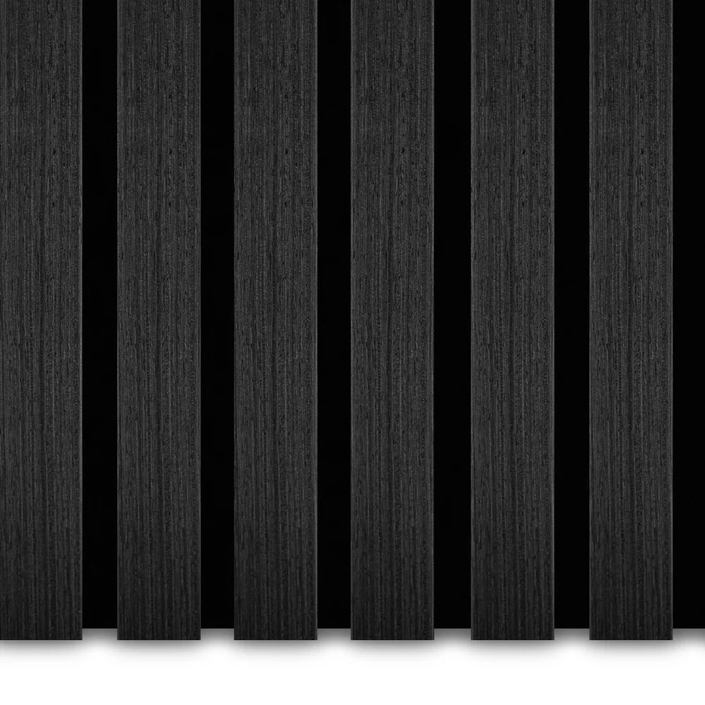 Akupanel wandpaneel eiken zwart sample